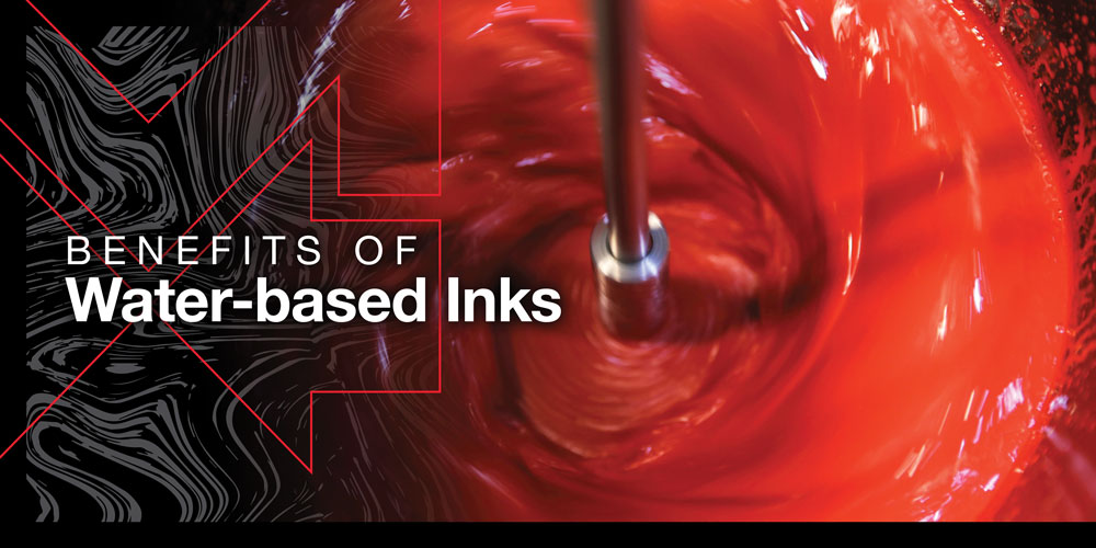 Benefits of water based inks