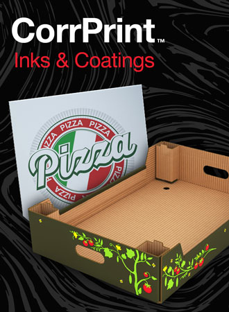 Inks and coatings for flexographic linerboard printing