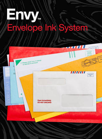 Magnum Inks and Coatings Envy Envelope Ink System for direct mail banking financial insurance